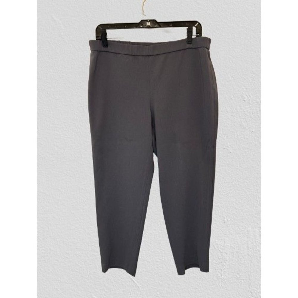 VINCE Pull-up Casual Pants Olive Green Adjustable Waist Tapered Leg Size 12